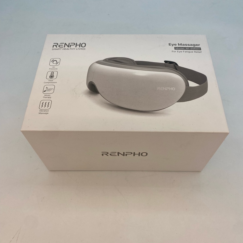 RENPHO Eye Massager with Heat - Silver